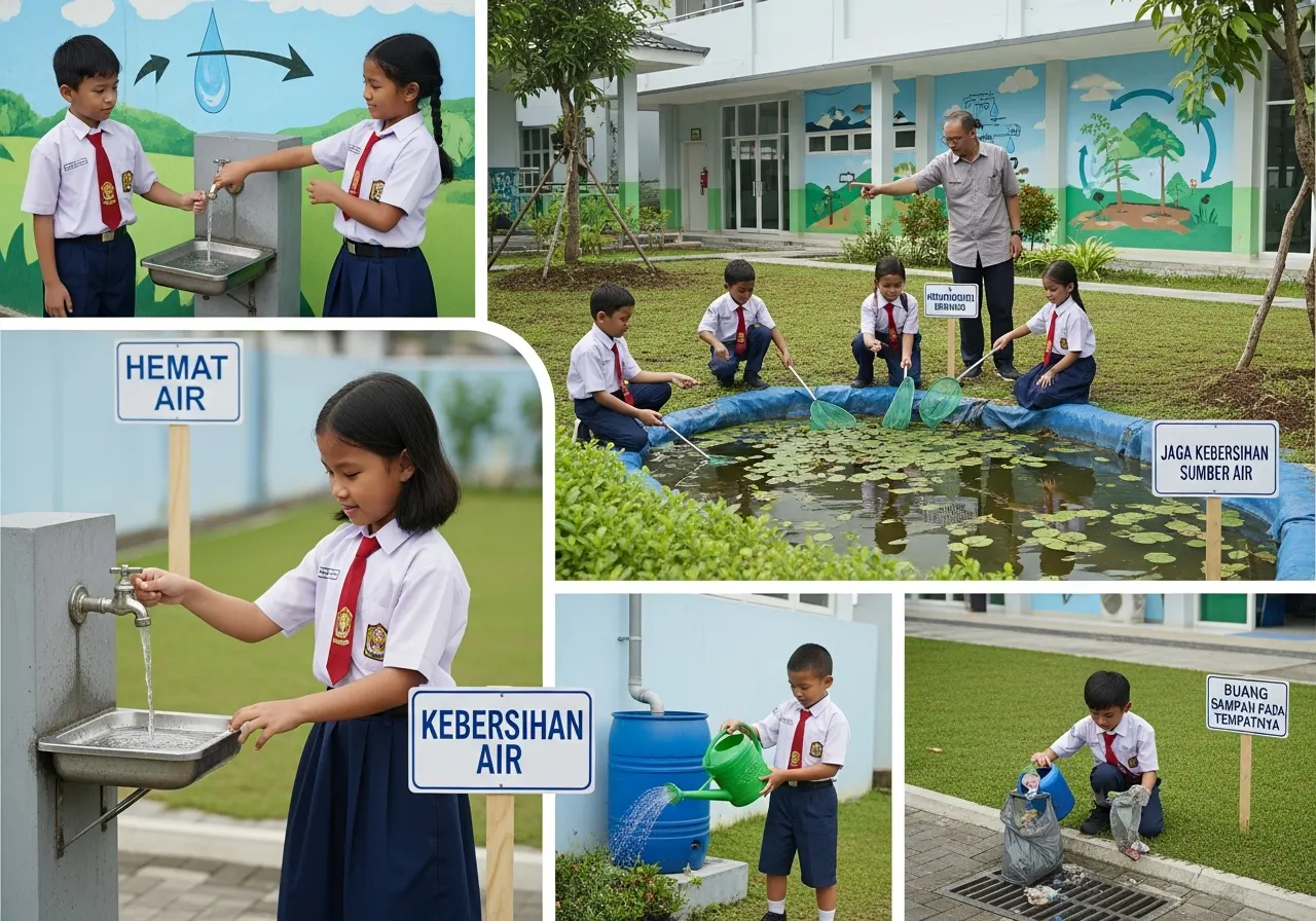 Pembiasaan Menjaga Kebersihan Air di Sekolah dan Lingkungan Sekitar (ft.istimewa)
