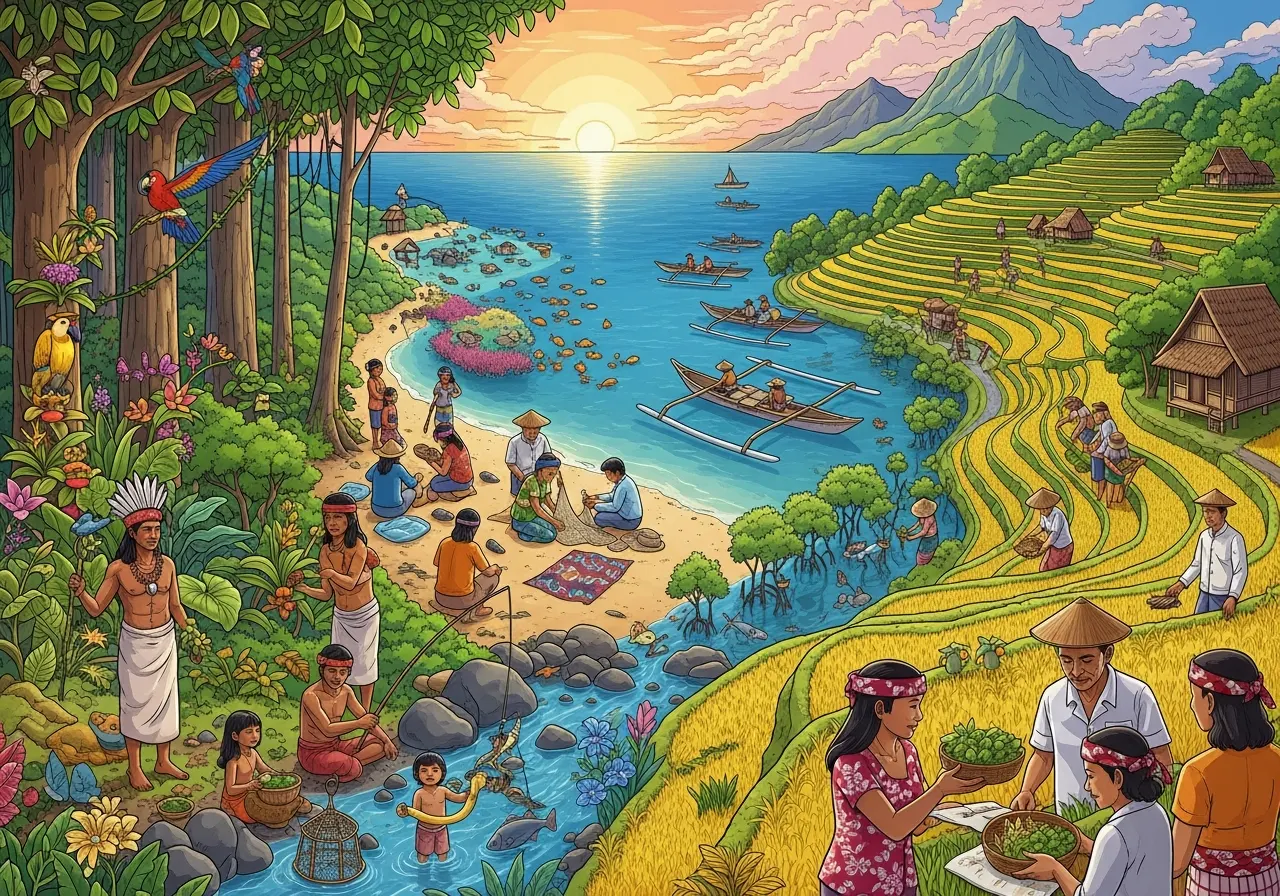 Keberagaman Lingkungan dan Kearifan Lokal Masyarakat (ft.istimewa)