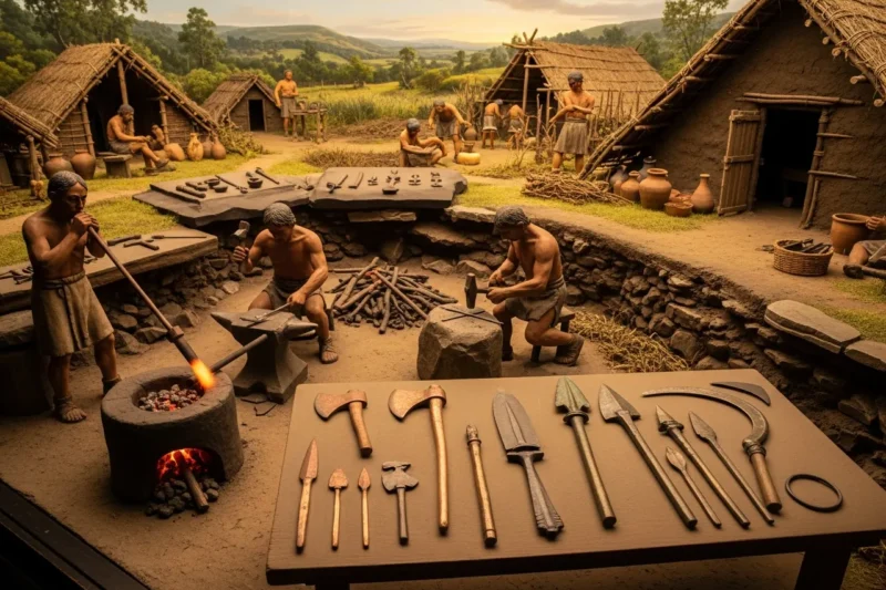 Perkembangan Peralatan Logam di Akhir Zaman Praaksara