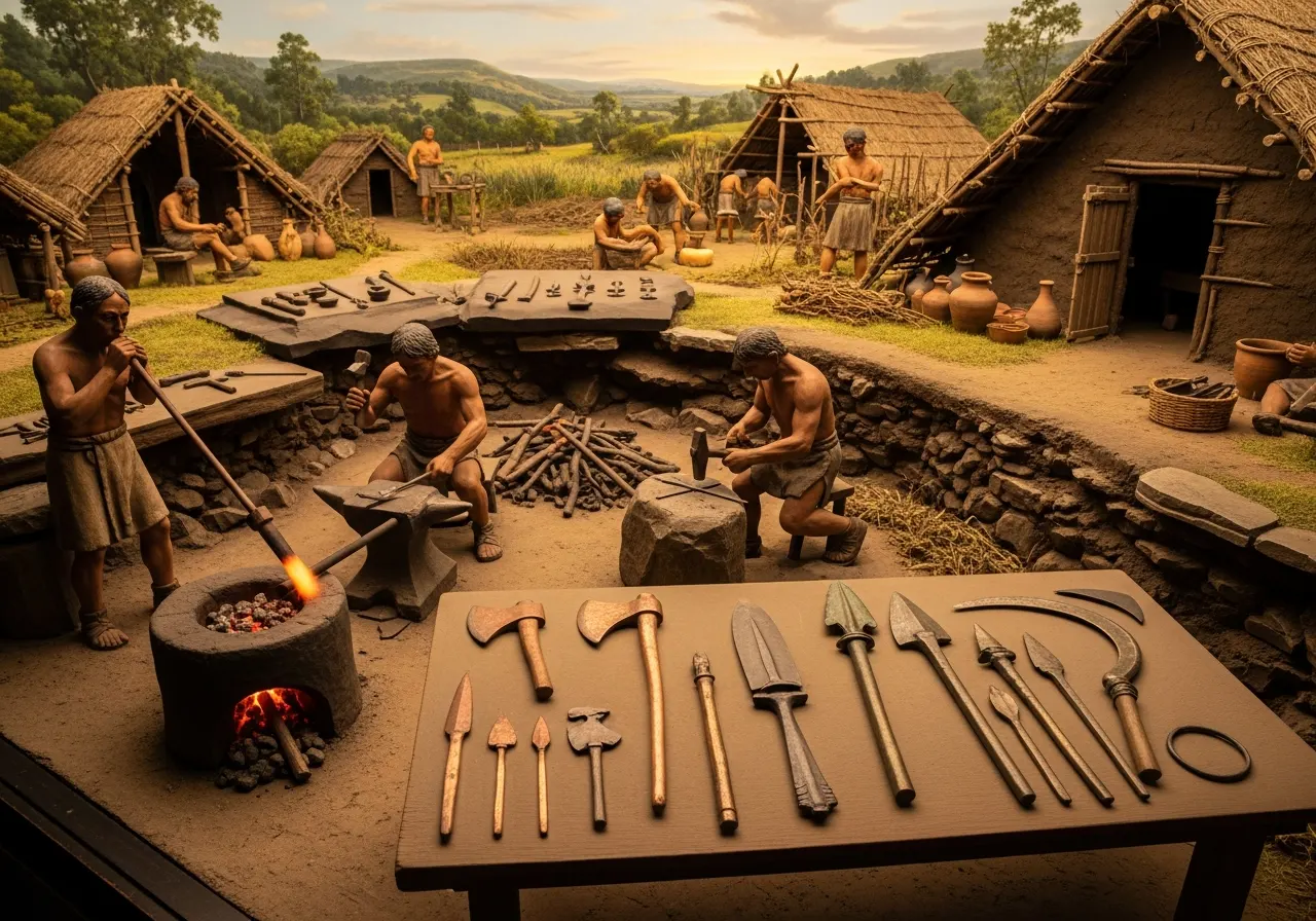 Perkembangan Peralatan Logam di Akhir Zaman Praaksara (ft.istimewa)