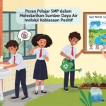Peran Pelajar SMP dalam Melestarikan Sumber Daya Air melalui Kebiasaan Positif (ft.istimewa)