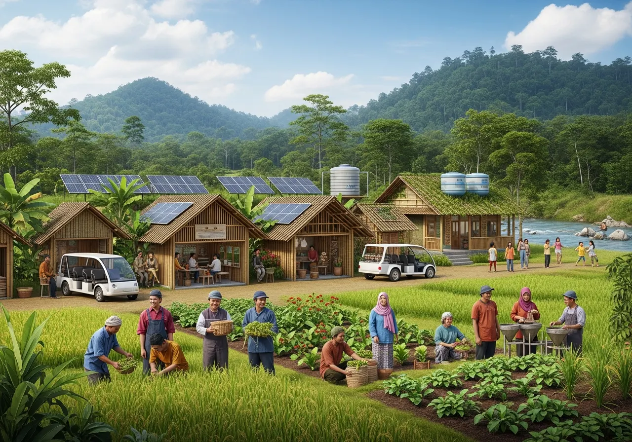Contoh Penerapan Pembangunan Ekonomi Berkelanjutan di Indonesia (ft.istimewa)