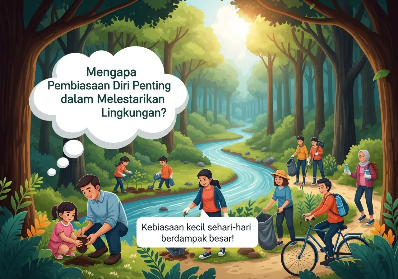 Mengapa Pembiasaan Diri Penting dalam Melestarikan Lingkungan? Penjelasan untuk Siswa SMP (ft.istimewa)