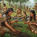 Peran Perempuan dan Anak dalam Menunjang Kegiatan Berburu-Pengumpul Makanan (ft.istimewa)