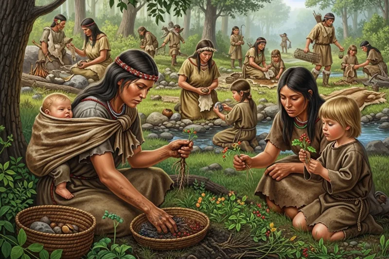 Peran Perempuan dan Anak dalam Menunjang Kegiatan Berburu-Pengumpul Makanan