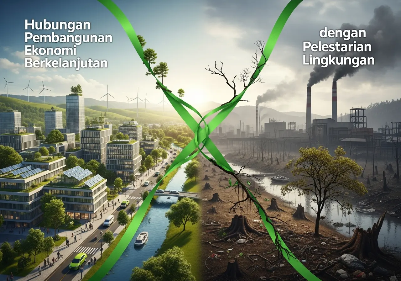 Hubungan Pembangunan Ekonomi Berkelanjutan dengan Pelestarian Lingkungan (ft.istimewa)