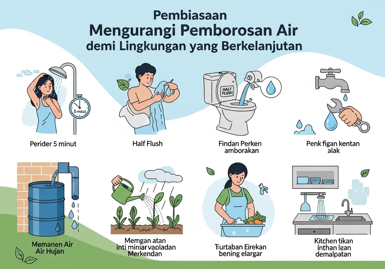 Pembiasaan Mengurangi Pemborosan Air demi Lingkungan yang Berkelanjutan (ft.istimewa)