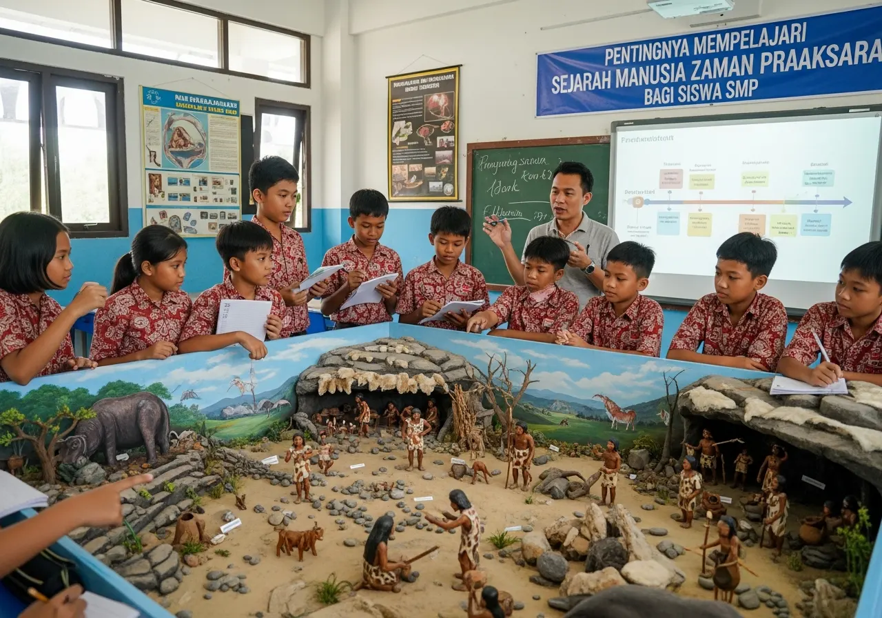 Pentingnya Mempelajari Sejarah Manusia Zaman Praaksara bagi Siswa SMP (ft.istimewa)
