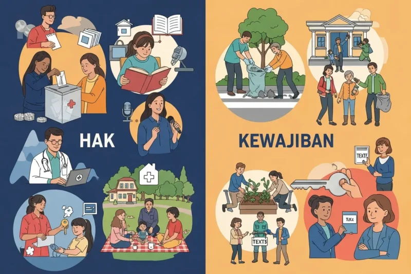 Hak dan Kewajiban Warga dalam Masyarakat yang Perlu Diketahui Siswa