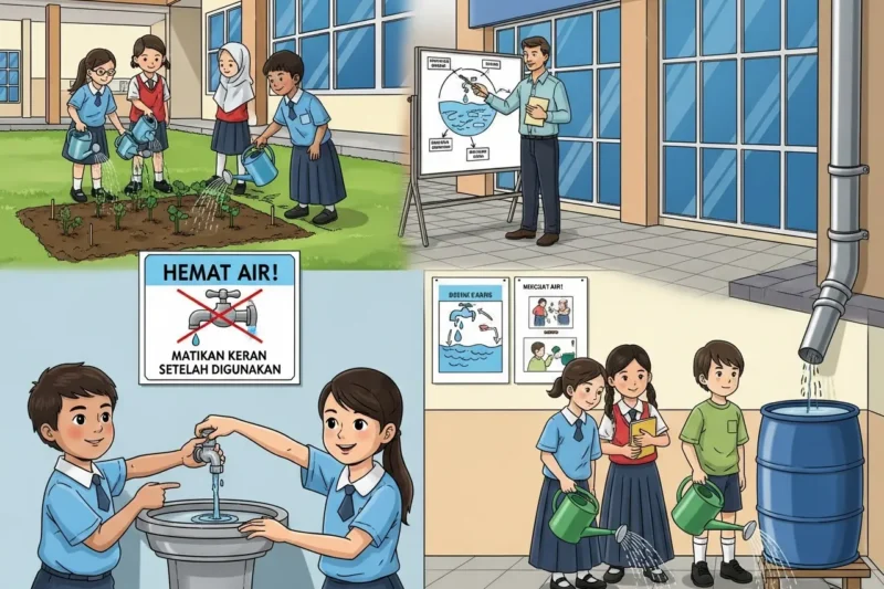 Melestarikan Sumber Daya Air melalui Pembiasaan Sejak Dini di Lingkungan Sekolah