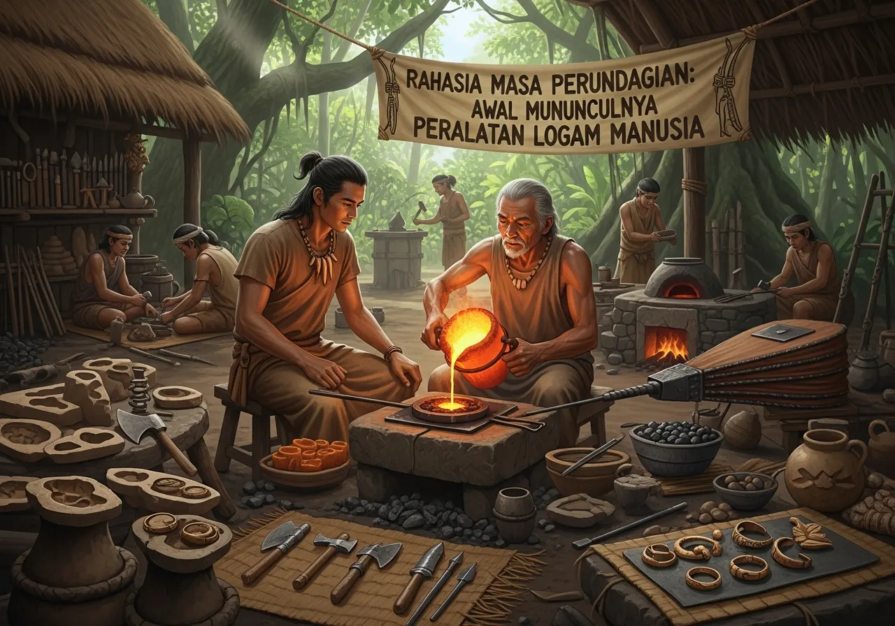 Rahasia Masa Perundagian: Awal Munculnya Peralatan Logam Manusia (ft.istimewa)