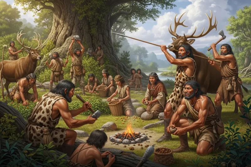 Rahasia Hidup Manusia Zaman Praaksara: Berburu dan Mengumpulkan Makanan