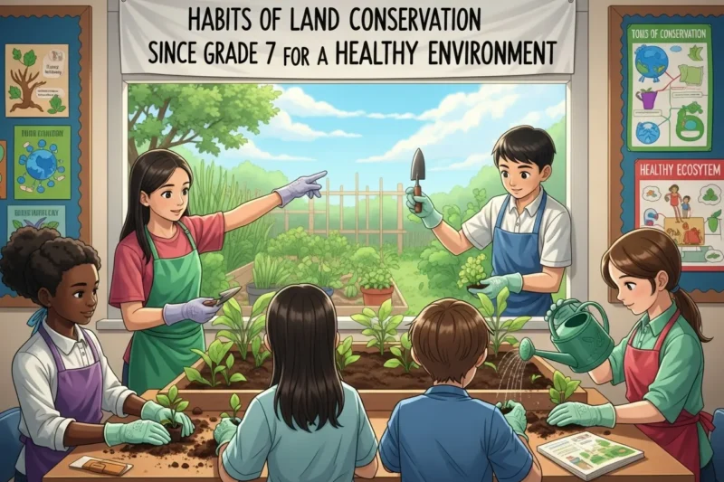 Pembiasaan Menjaga Tanah Sejak Kelas 7 untuk Lingkungan yang Sehat