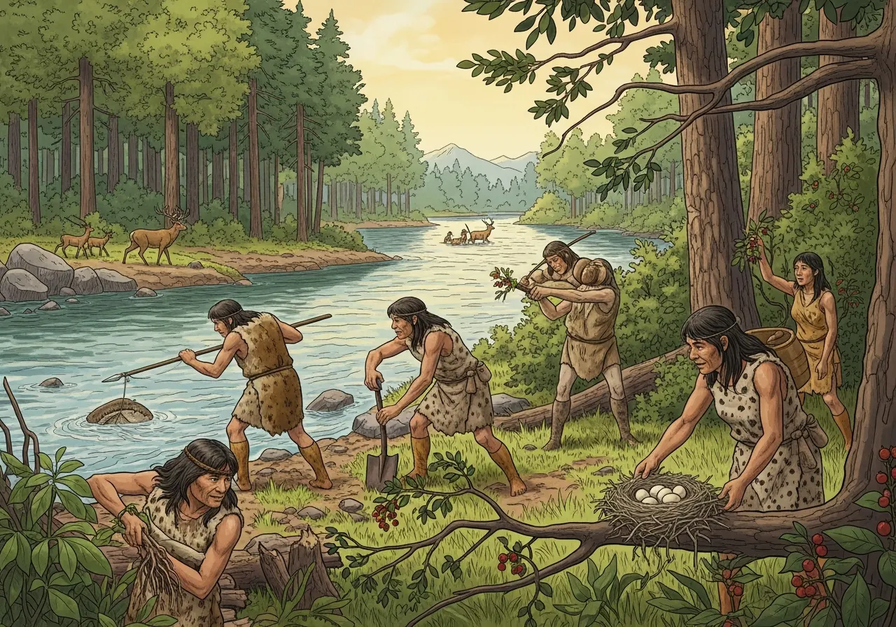 Serunya Cara Manusia Purba Mendapatkan Makanan di Alam Liar (ft.istimewa)