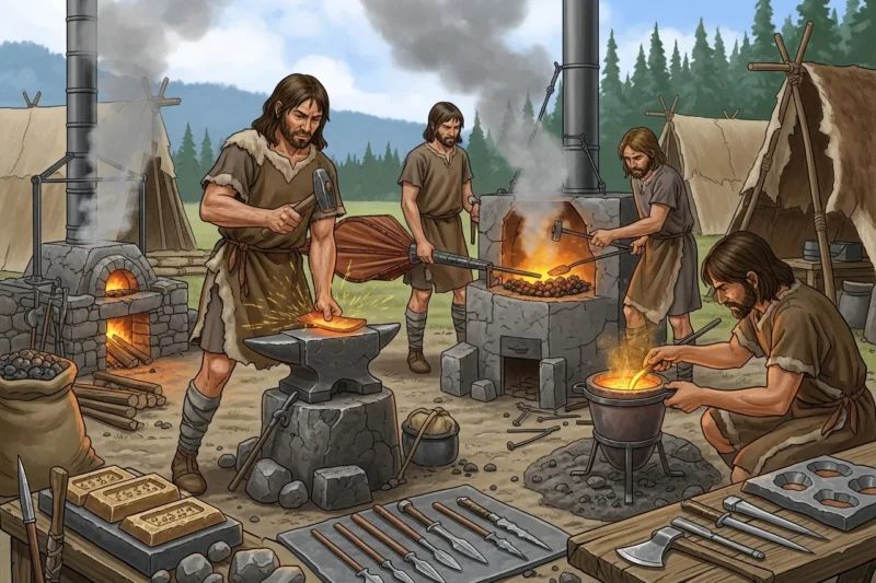 Bagaimana Manusia Zaman Perundagian Membuat Alat Tembaga dan Perunggu