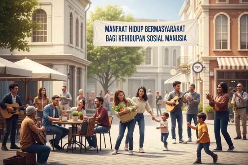 Manfaat Hidup Bermasyarakat bagi Kehidupan Sosial Manusia