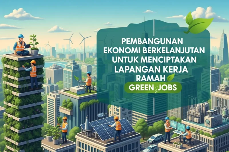 Pembangunan Ekonomi Berkelanjutan untuk Menciptakan Lapangan Kerja Ramah Lingkungan