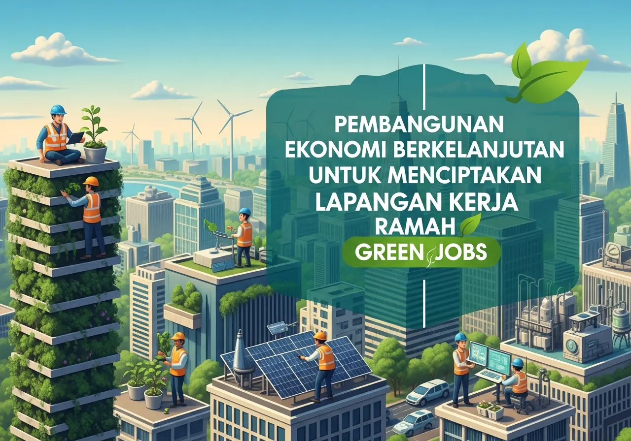 Pembangunan Ekonomi Berkelanjutan untuk Menciptakan Lapangan Kerja Ramah Lingkungan (ft.istimewa)
