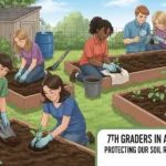 Peran Siswa Kelas 7 dalam Melestarikan Sumber Daya Tanah (ft.istimewa)