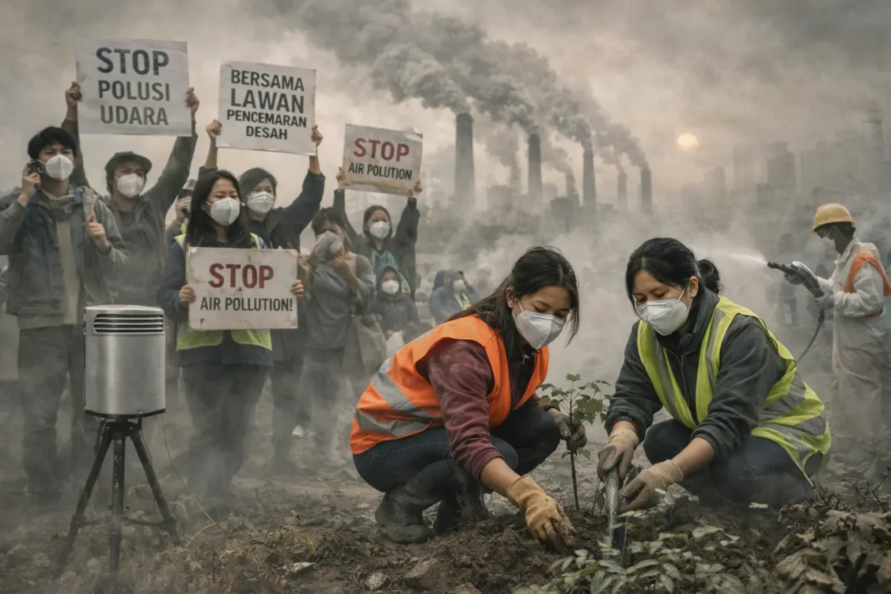 Peran Masyarakat dalam Mengatasi Pencemaran Udara (ft.istimewa)