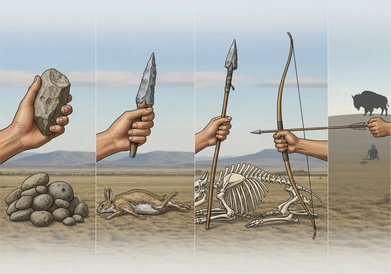 Dari Batu ke Panah: Evolusi Cara Berburu Manusia Purba (ft.istimewa)