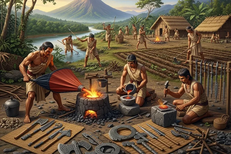 Strategi Manusia Perundagian Memanfaatkan Logam untuk Bertahan Hidup