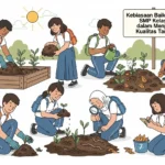 Kebiasaan Baik Siswa SMP Kelas 7 dalam Menjaga Kualitas Tanah (ft.istimewa)