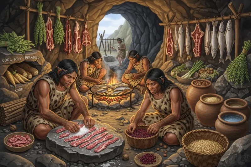 Cara Manusia Purba Menyimpan Makanan agar Tidak Cepat Busuk