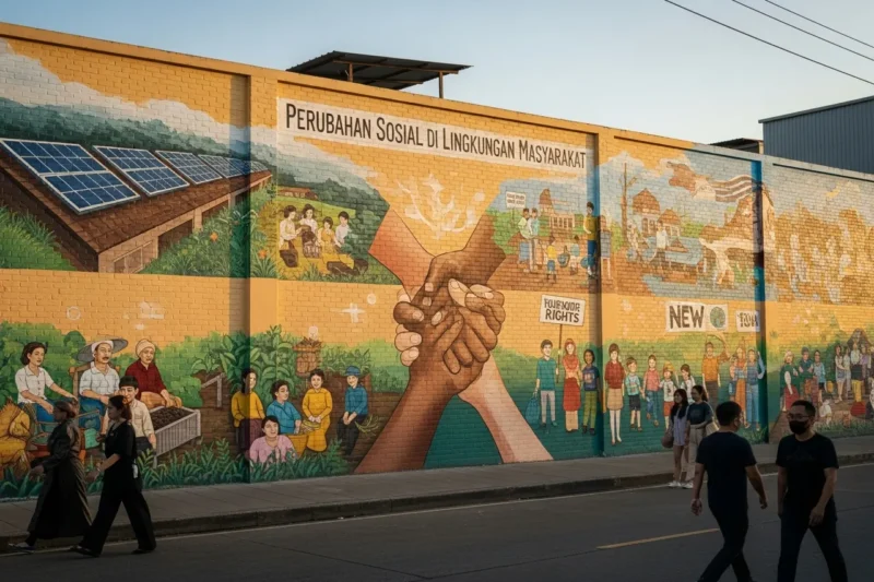 Contoh Perubahan Sosial di Lingkungan Sekolah dan Masyarakat Sekitar