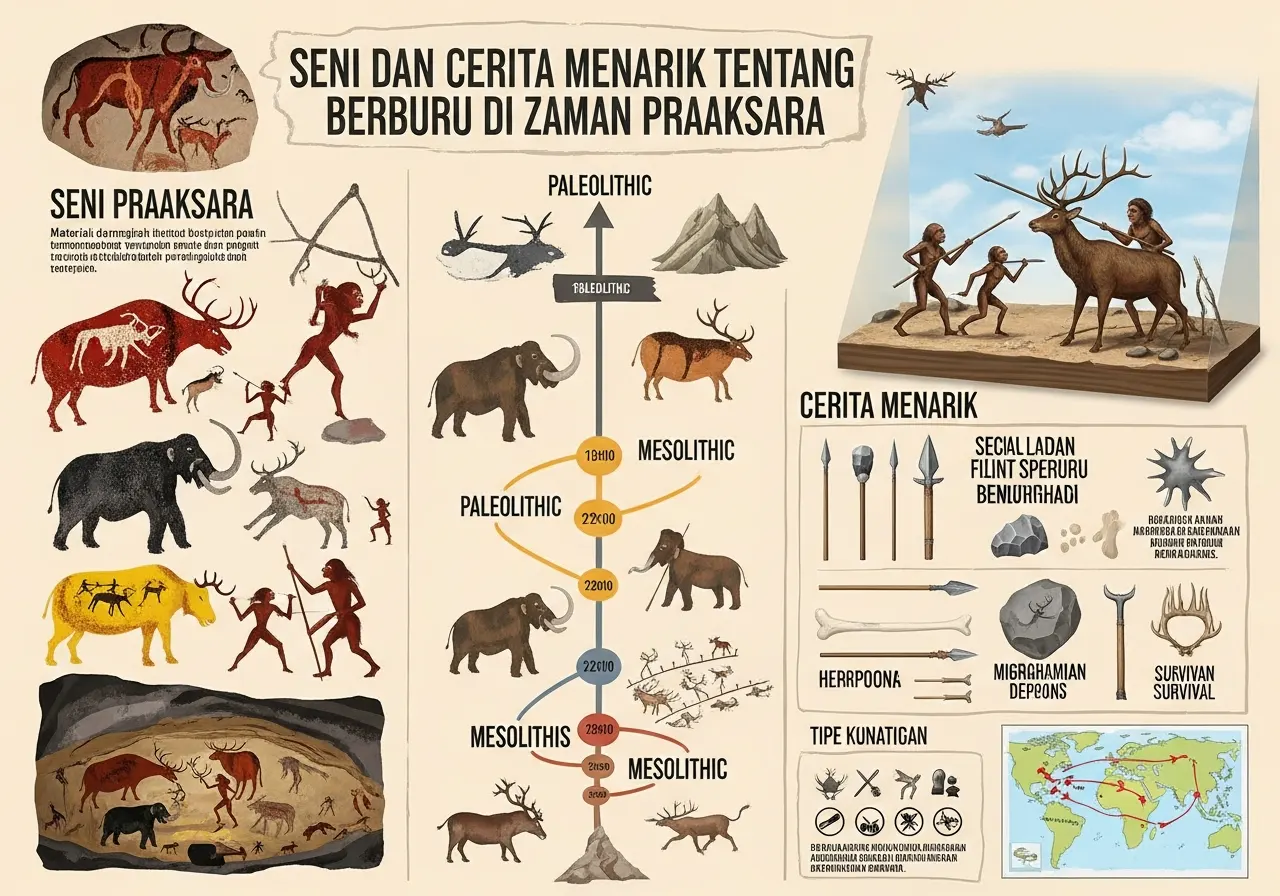 Seni dan Cerita Menarik tentang Berburu di Zaman Praaksara (ft.istimewa)