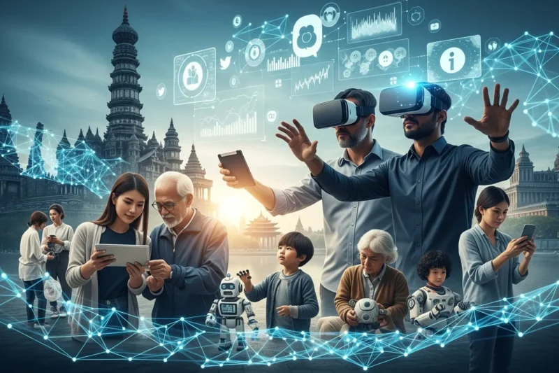 Peran Teknologi dalam Perubahan Sosial Masyarakat Modern