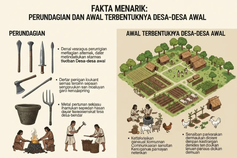 Fakta Menarik: Perundagian dan Awal Terbentuknya Desa-Desa Awal