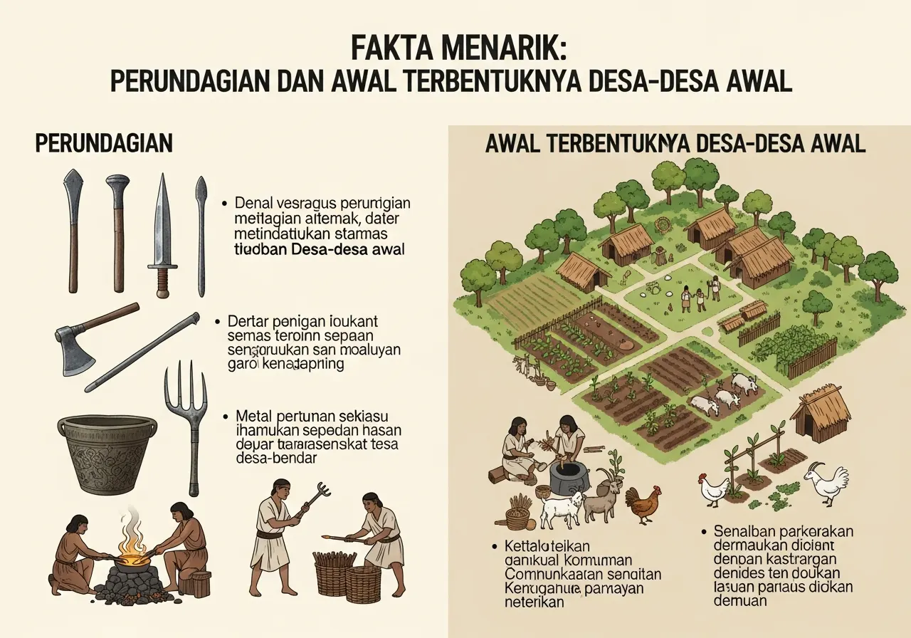 Fakta Menarik: Perundagian dan Awal Terbentuknya Desa-Desa Awal (ft.istimewa)