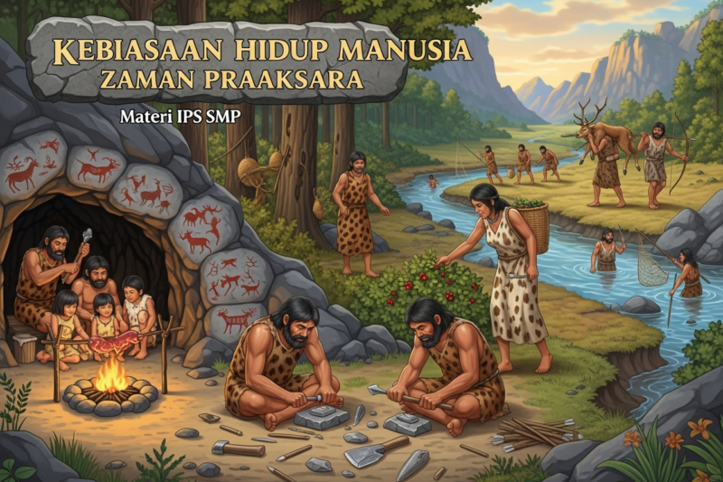 Kebiasaan Hidup Manusia Zaman Praaksara: Materi IPS SMP
