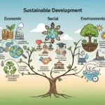 Karakteristik Pembangunan Berkelanjutan dalam Bidang Ekonomi, Sosial, dan Lingkungan (ft.istimewa)