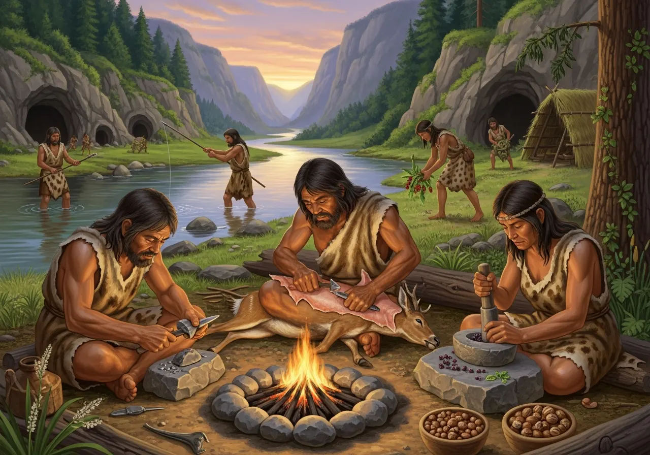 Cara Manusia Praaksara Memenuhi Kebutuhan Hidupnya (ft.istimewa)