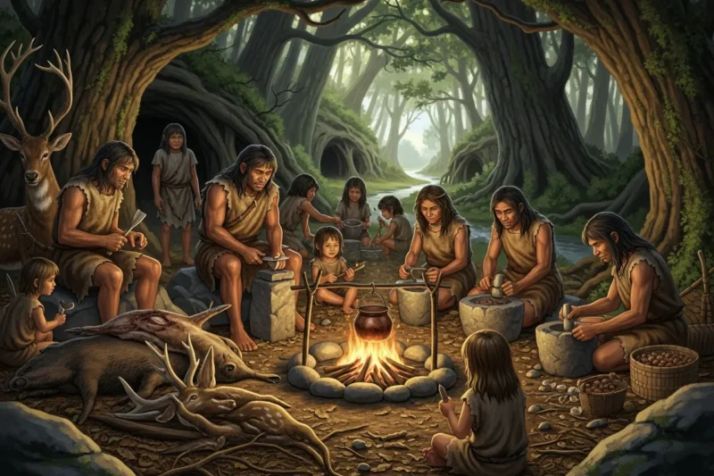 Pembiasaan Manusia Zaman Praaksara dalam Memenuhi Kebutuhan Hidup