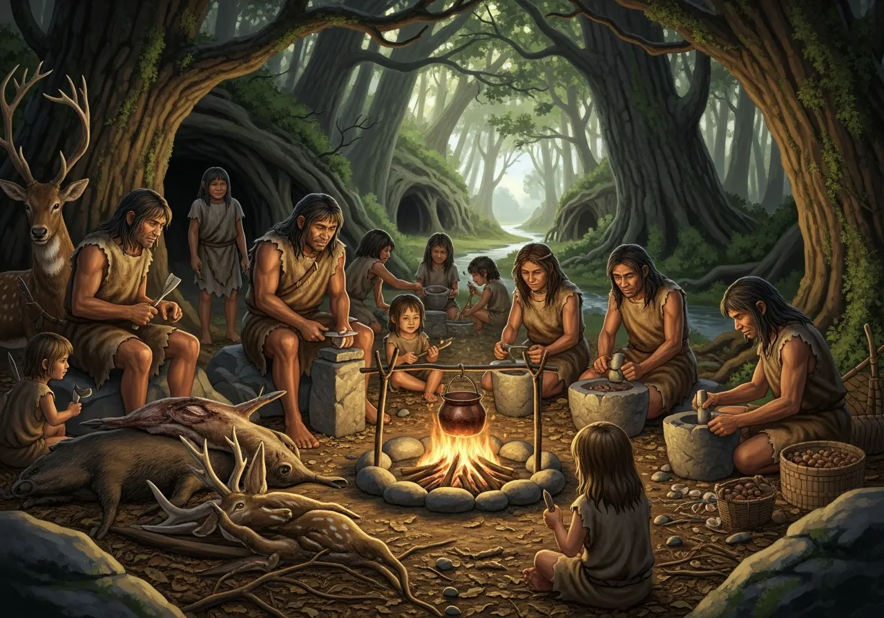 Pembiasaan Manusia Zaman Praaksara dalam Memenuhi Kebutuhan Hidup (ft.istimewa)