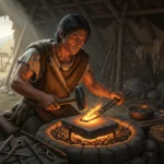 Cara Manusia Zaman Perundagian Menempa dan Membentuk Logam (ft.istimewa)