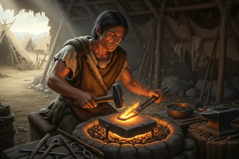 Cara Manusia Zaman Perundagian Menempa dan Membentuk Logam