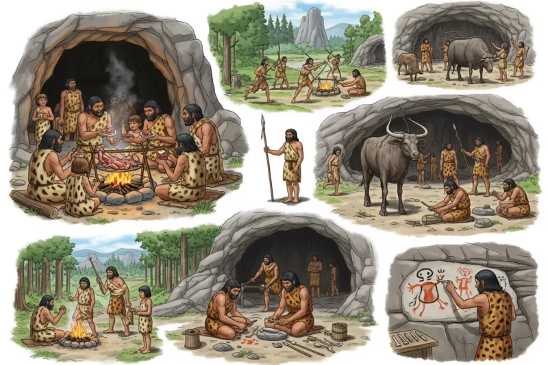 Kehidupan Sosial dan Pembiasaan Manusia Zaman Praaksara