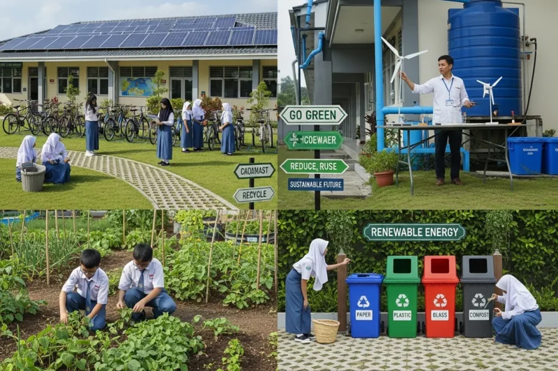 Contoh Karakteristik Pembangunan Berkelanjutan di Lingkungan Sekolah