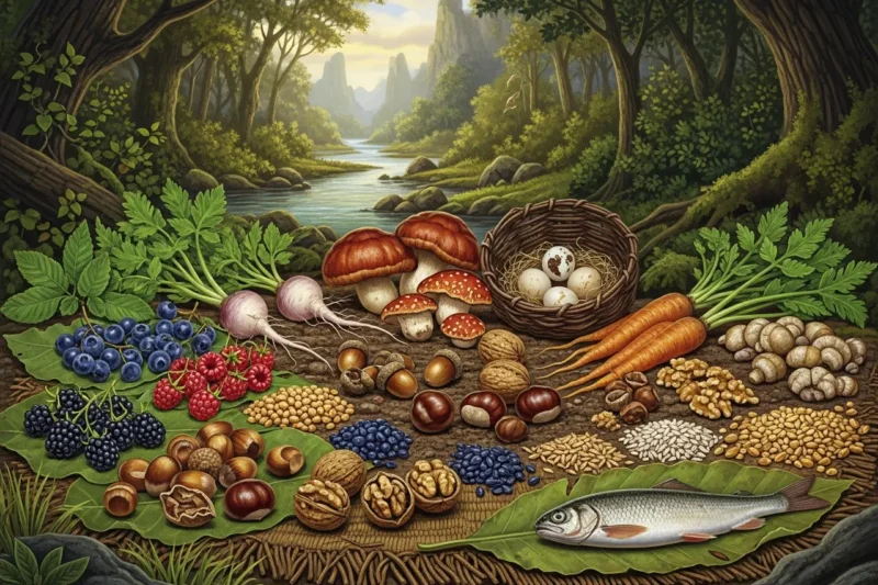 Contoh Makanan yang Dikumpulkan Manusia Purba untuk Bertahan Hidup