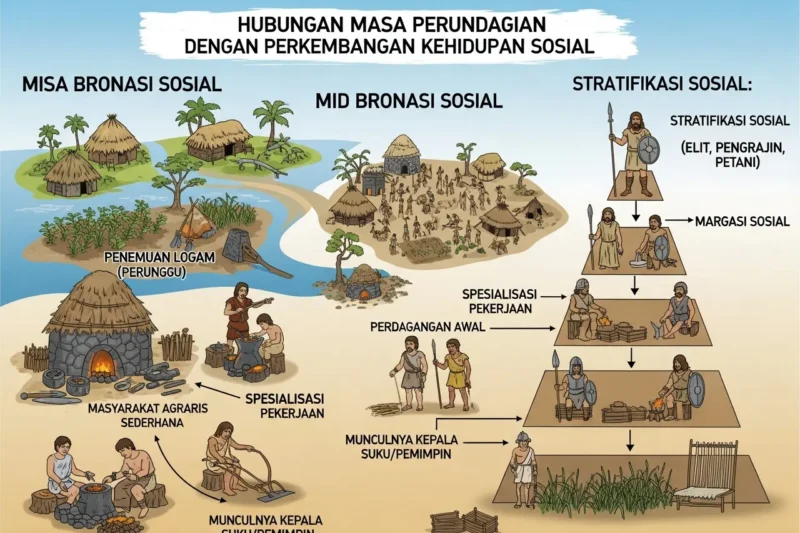 Hubungan Masa Perundagian dengan Perkembangan Kehidupan Sosial