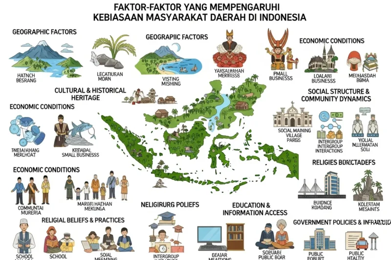 Faktor-Faktor yang Mempengaruhi Kebiasaan Masyarakat Daerah di Indonesia