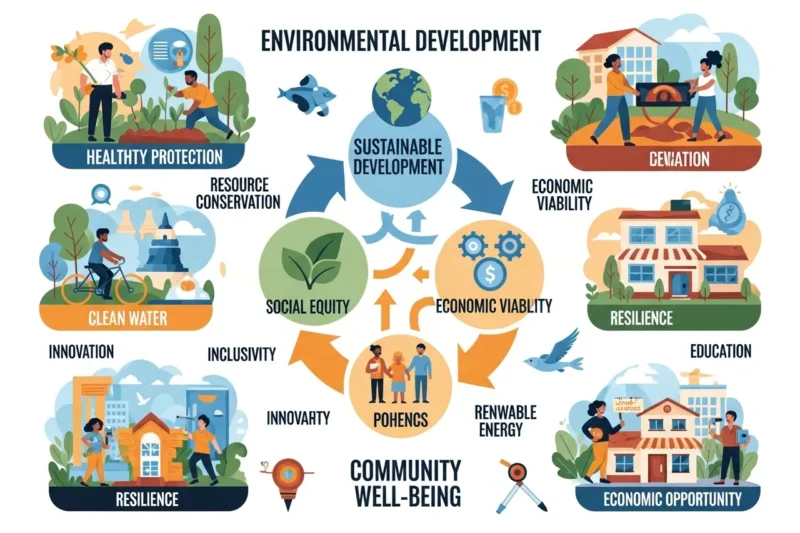 Karakteristik Pembangunan Berkelanjutan dan Hubungannya dengan Kesejahteraan Masyarakat