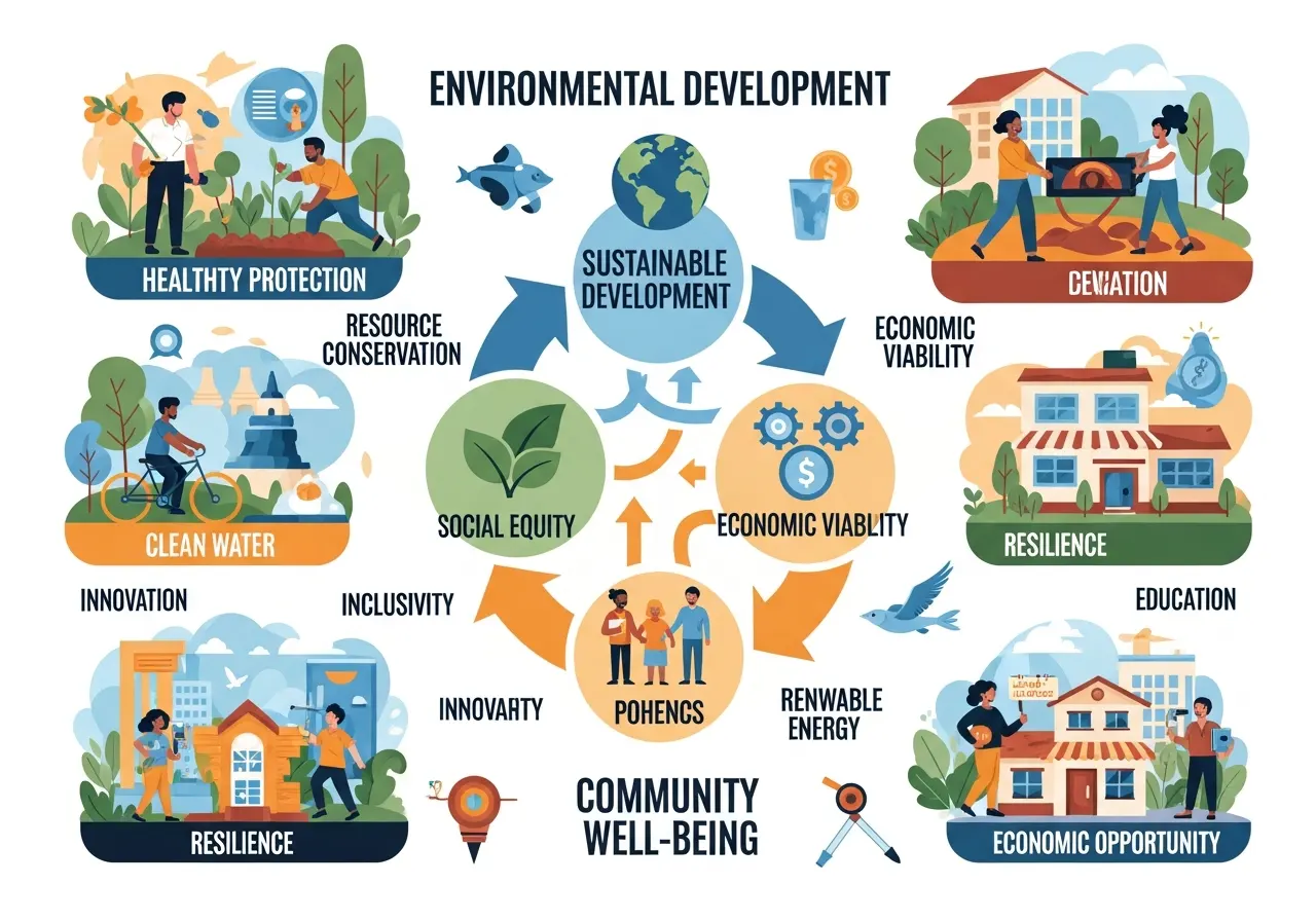 Karakteristik Pembangunan Berkelanjutan dan Hubungannya dengan Kesejahteraan Masyarakat (ft.istimewa)