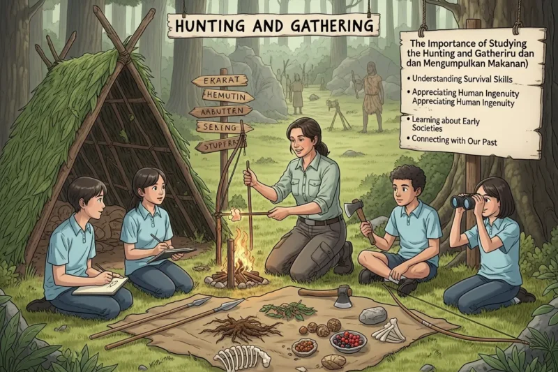 Pentingnya Belajar Masa Berburu dan Mengumpulkan Makanan bagi Siswa SMP
