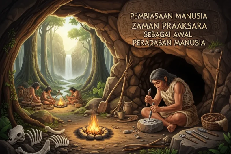 Pembiasaan Manusia Zaman Praaksara sebagai Awal Peradaban Manusia