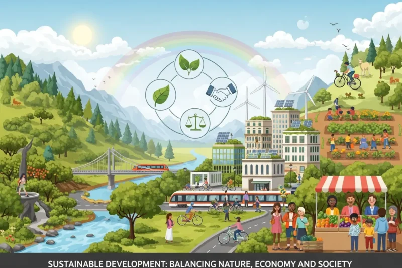 Karakteristik Pembangunan Berkelanjutan untuk Menciptakan Kehidupan Seimbang